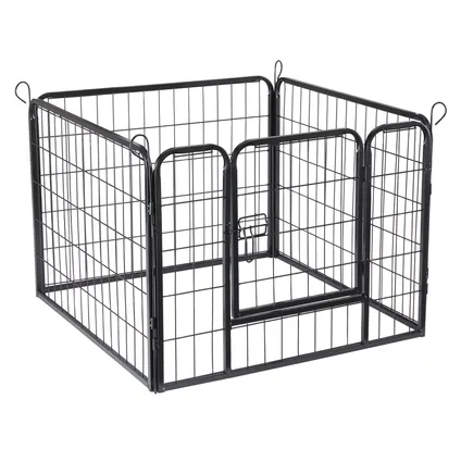 ACAZA Cage métallique Noir - 60 x 80 x 2 cm 2