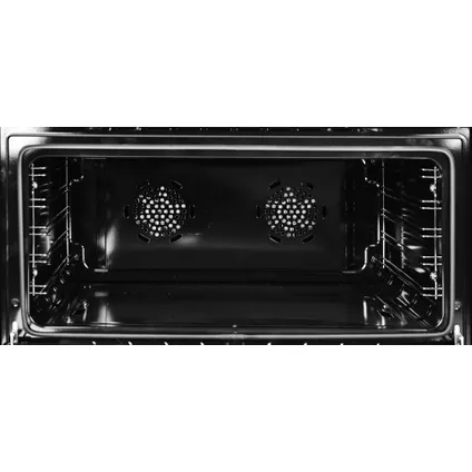 Wiggo WO-E909R(BX) Série 9 - Cuisinière à gaz - Acier inoxydable noir 2