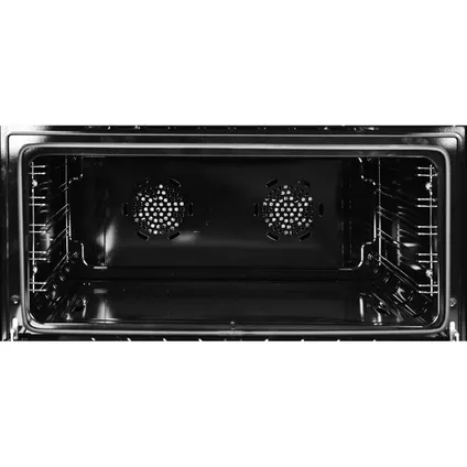 Wiggo WO-E905R(BX) Série 5 - Cuisinière à gaz - Acier inoxydable Noir 2