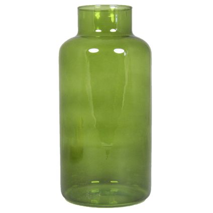Floran Vaas - apotheker model - groen/transparant glas - H30 x D15 cm