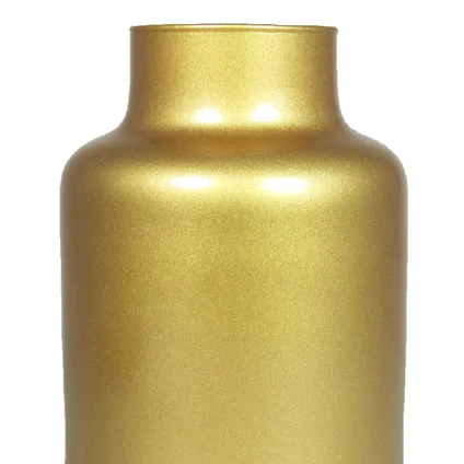 Floran Vaas - apotheker model - mat goud glas - H20 x D15 cm 2