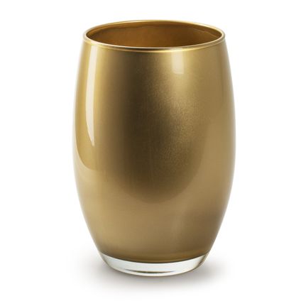 Jodeco Bloemenvaas Galileo - goud kleurig glas - H20 x D14 cm