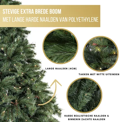 Excellent Trees® Elverum Frosted 210 cm Kerstboom met Verlichting met Mobiele App 5