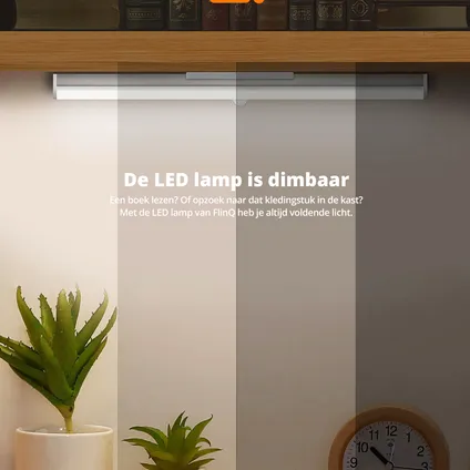 FlinQ Lumière LED ajustable à détecteur de mouvement 30 cm 8