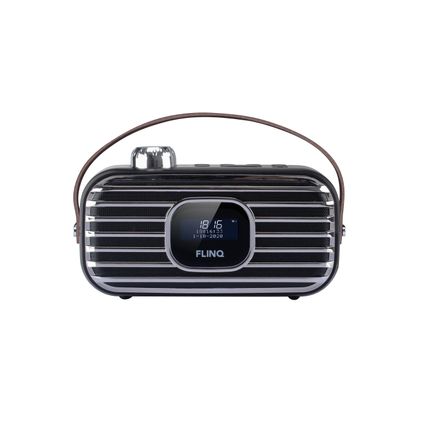 FlinQ DAB Radio - AB+/ FM Radio - Bluetooth - Draadloos - Zwart