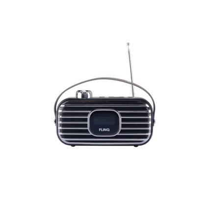 FlinQ DAB Radio - AB+/ FM Radio - Bluetooth - Draadloos - Zwart 5