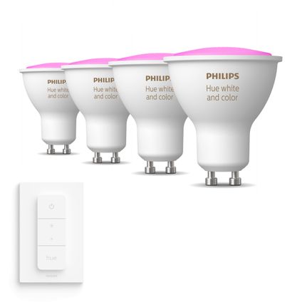Philips Hue Pack d'expansion White & Color Ambiance GU10