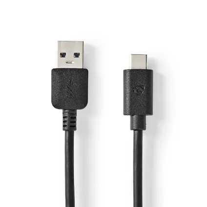 Nedis USB-kabel Fresh Green Charge USB 3.2 Gen 1 - USB-A mannelijk 2m zwart 2