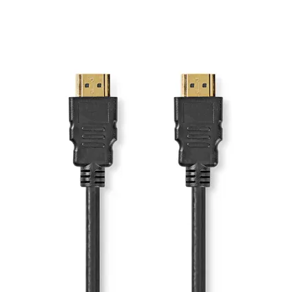 Nedis high speed HDMI-kabel Fresh Green Box HDMI™-connector - HDMI™-connector 1m zwart 2