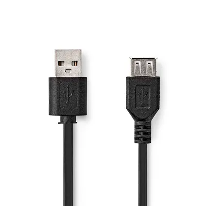 Câble USB Nedis Fresh Green Box USB 2.0 - USB-A mâle 3m noir 2