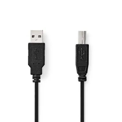 Nedis USB-kabel Fresh Green Box 2.0 - USB-A mannelijk 3m zwart 2