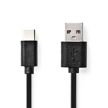 Nedis USB-kabel Fresh Green Charge 2.0 - USB-C™ mannelijk 3m zwart 2