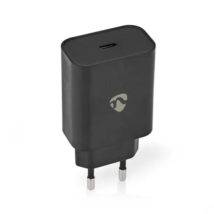 Nedis wandlader Fresh Green Charge USB-C 32W - snellaadfunctie zwart 2