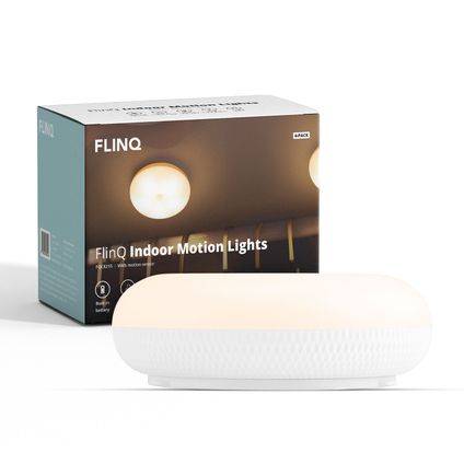 FlinQ Lampe LED à détecteur de mouvement - Eclairage de cuisine - 4-pack