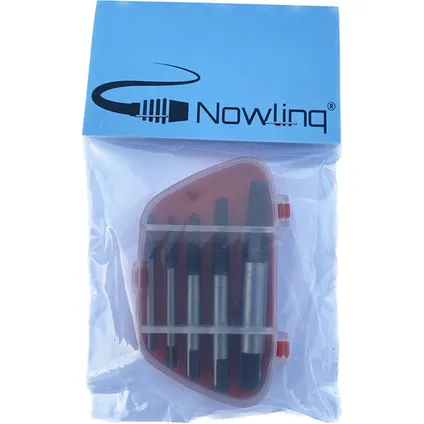 Nowlinq - 5 delige Schroef Verwijder Set - Tappen Set - Linkse Tap 3