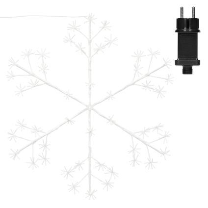 Flocon de neige 384 LEDs chaîne lumineuse blanc chaud déco intérieur/extérieur