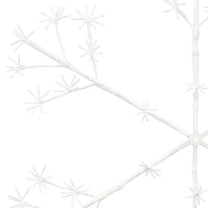 Flocon de neige 384 LEDs chaîne lumineuse blanc chaud déco intérieur/extérieur 4