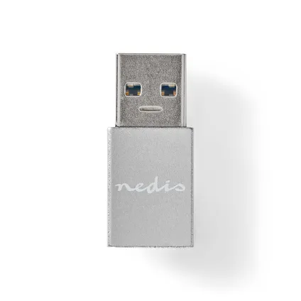 Nedis USB-A adapter Fresh Green USB 3.2 Gen 1 - USB-A mannelijk zwart 2
