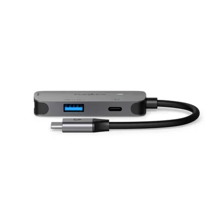 Nedis USB Multi-Port Adapter Fresh Green Box USB 3.2 Gen 1 - USB-C™ mannelijk 0,10m grijs 3