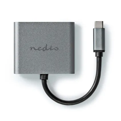 Nedis USB-C™ adapter Fresh Green Box USB 3.2 Gen 1 - USB-C™ mannelijk 0,10m zwart 3