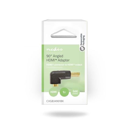 Nedis HDMI™-adapter Fresh Green Box HDMI™ Connector - HDMI ™-uitgang zwart