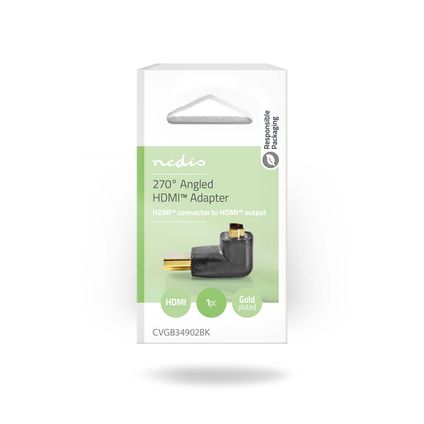 Nedis HDMI™-adapter Fresh Green Box HDMI™ Connector - HDMI ™-uitgang zwart