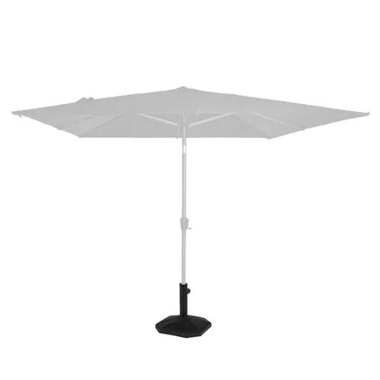 Pied de parasol hexagonal 13,5kg – 37x37cm - En béton - Pour Rapallo, Recanati & Magione 3