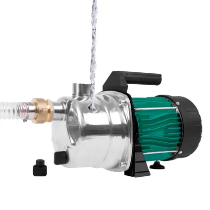 Pompe de jardin / Pompe à eau - 1000W - 3500l/h - Boîtier de pompe en acier inoxydable - Pour arroser le jardin/la 2