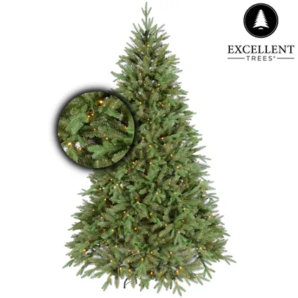 Sapin de Noël Excellent Trees® LED Ulvik 180 cm avec éclairage - Luxe 2