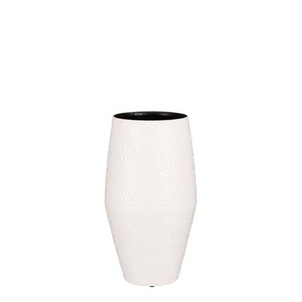 Vase Mica Decorations Morris - 25x25x45 cm - Blanc