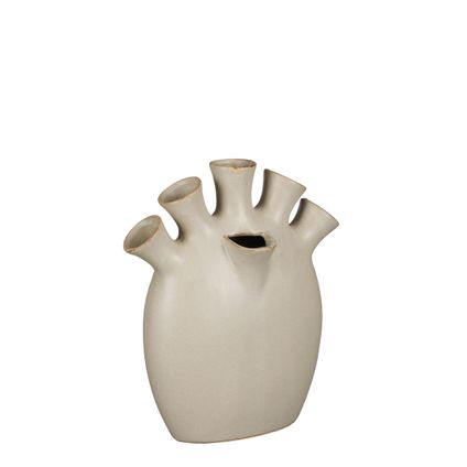 Vase Mica Decorations Saul - 26x14x30.5 cm - Gris