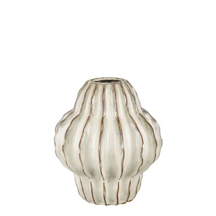 Vase Mica Decorations Altea - 24.5x24.5x28 cm - Blanc