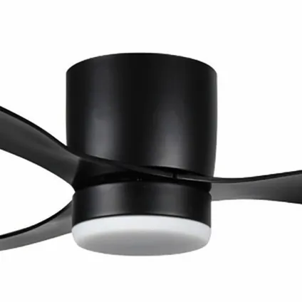 Freelight plafondventilator Brezza Ø 132cm met verlichting zwart 3