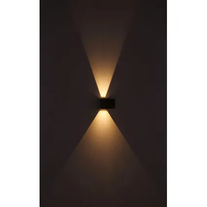 Globo Buitenlamp Veronika LED aluminium spuitgietwerk zwart 2x LED 8