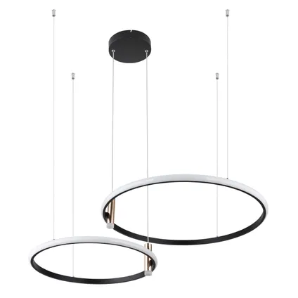 Globo Hanglamp Coco LED metaal zwart 1x LED 3