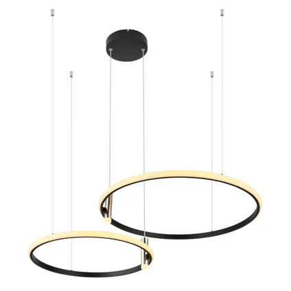 Globo Hanglamp Coco LED metaal zwart 1x LED 5