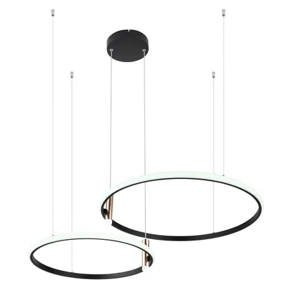 Globo Hanglamp Coco LED metaal zwart 1x LED 6
