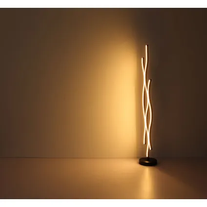 Lampe à poser Geronimo LED Globo métal noir 1x LED 4