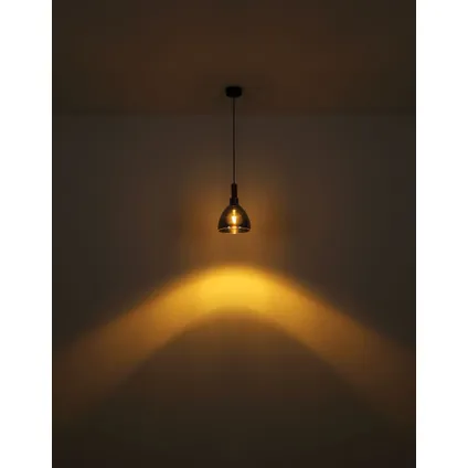 Globo Hanglamp Mattea metaal zwart 1x E27 LED 4