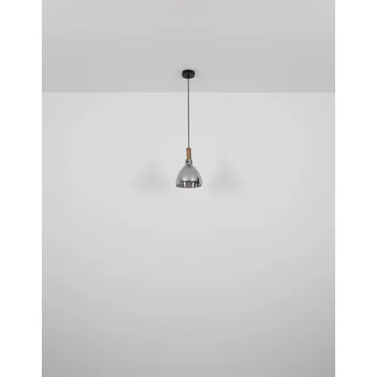 Globo Hanglamp Mattea metaal zwart 1x E27 LED 6