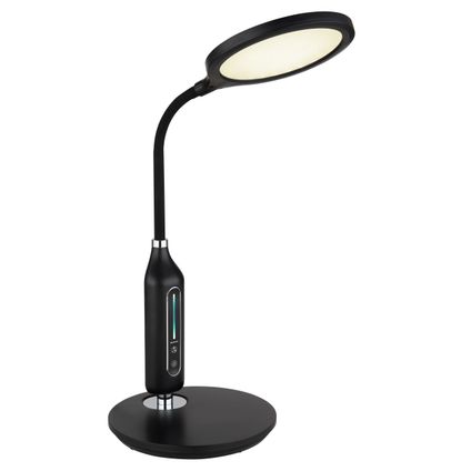Lampe à poser Fruggy LED Globo plastique noir 1x LED