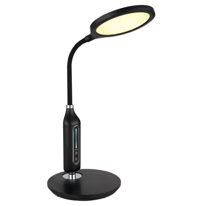 Lampe à poser Fruggy LED Globo plastique noir 1x LED 4
