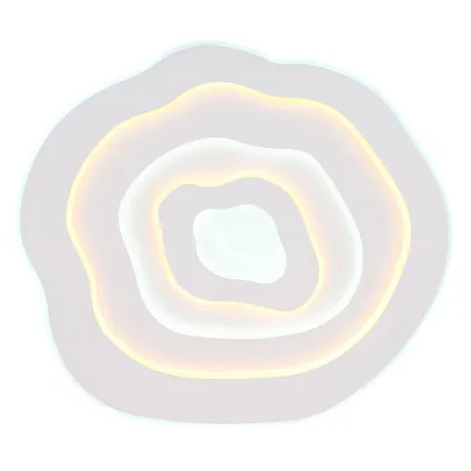 Globo Plafondlamp Jacks LED metaal wit 1x LED 4