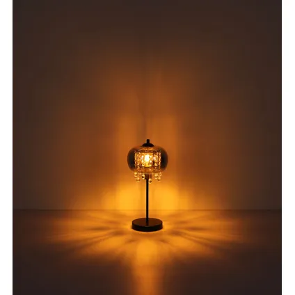 Globo Hanglamp Corry metaal zwart 1x E27 LED 4