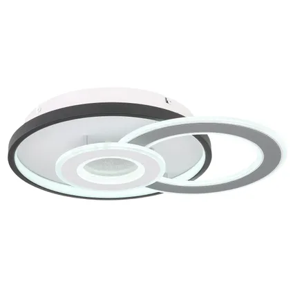Globo Plafondlamp Brienna LED metaal wit 1x LED 6