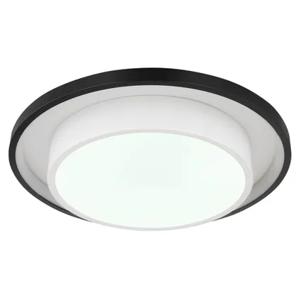 Globo Plafondlamp Morgan LED metaal zwart 1x LED 7