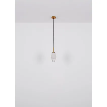Globo Hanglamp Barcley metaal messingkleurig 1x E14 5