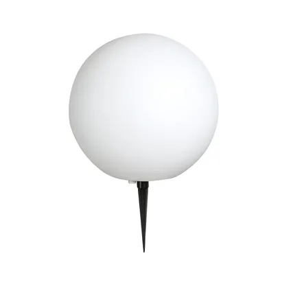 Luminaire extérieur Toula LED Globo plastique blanc 1x E27 LED 3