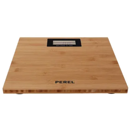 Perel Pèse-personne, numérique, max. 200 kg, Brun, 3