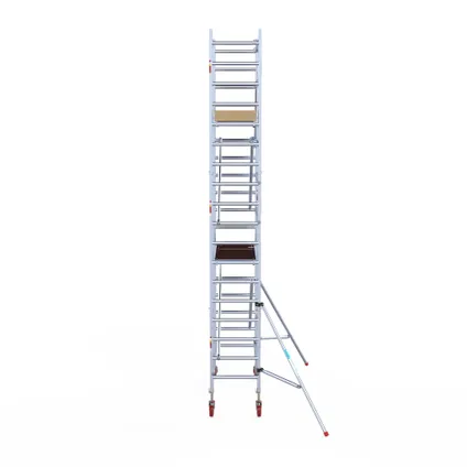 Euroscaffold basic mobile scaffold - Echafaudage professionnel 75x190 cm - Hauteur de travail 6,2 M 3